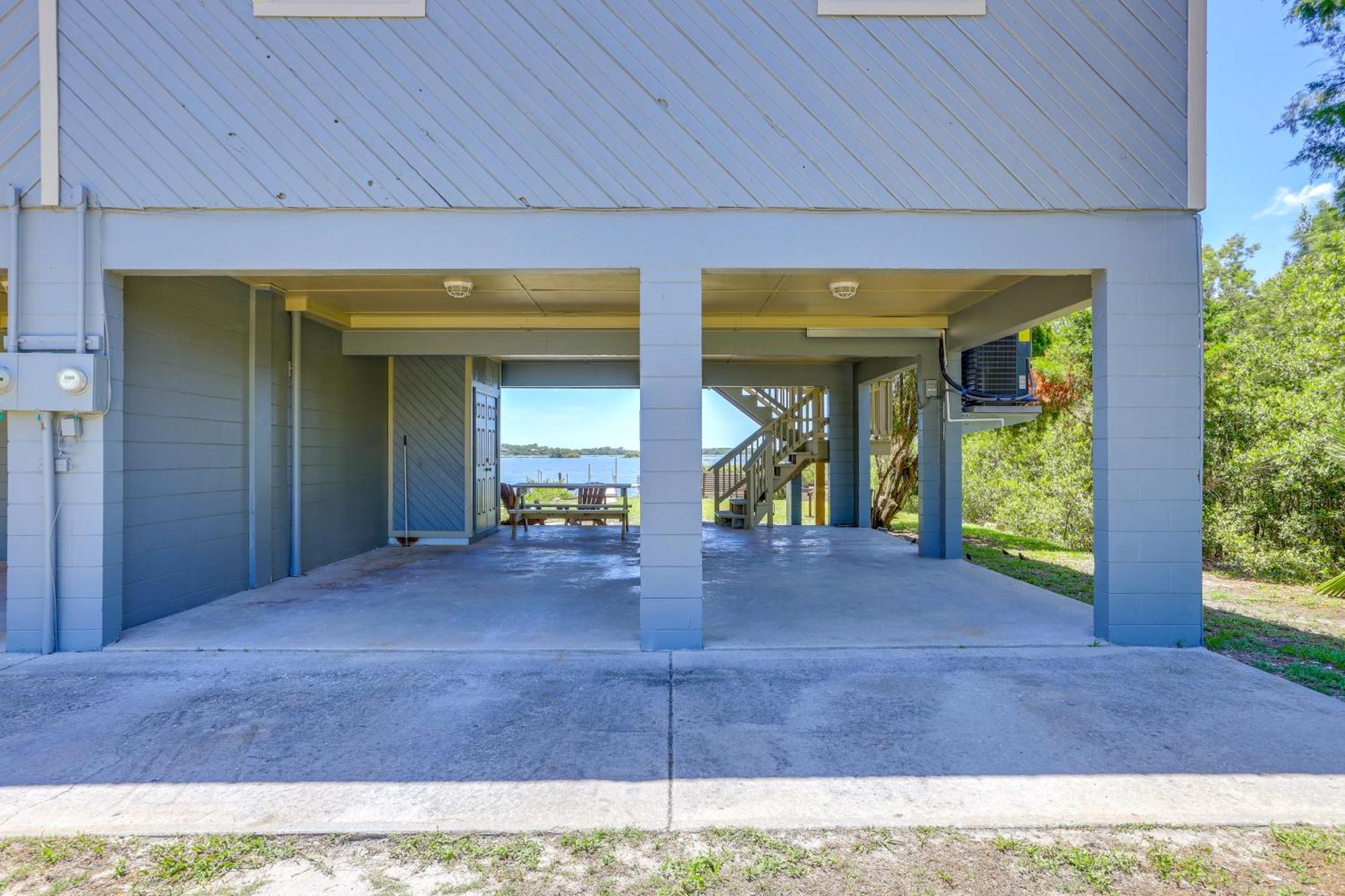 Waterfront Cedar Key Duplex Home Grill And Dock! المظهر الخارجي الصورة